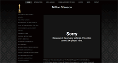 Desktop Screenshot of miltonstanson.com